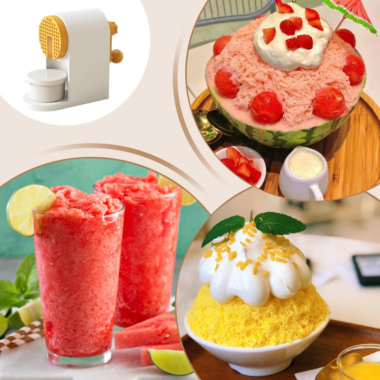 Raspador de hielo - Utensilios de cocina pequeños portátiles para el hogar, trituradora de hielo, para el hogar, oficinas, apartamentos, vacaciones, , día festivo, diario, whisky, baño, barcos