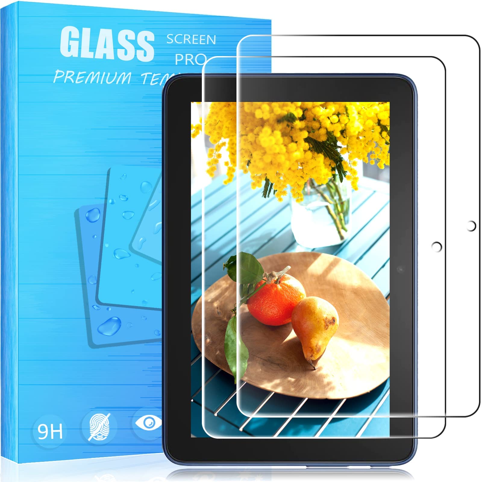 Amazon.co.jp: 【2枚セッ専用ガラス保護】対応 Amazon Fire 7 2022年 