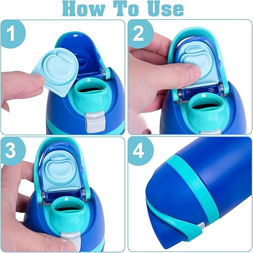 Miniatura 10 de 2 tapones de repuesto para Owala FreeSip 19243240 onzas, tapa de repuesto Owala, repuesto de boquilla de silicona Owala, tapones reemplazables para