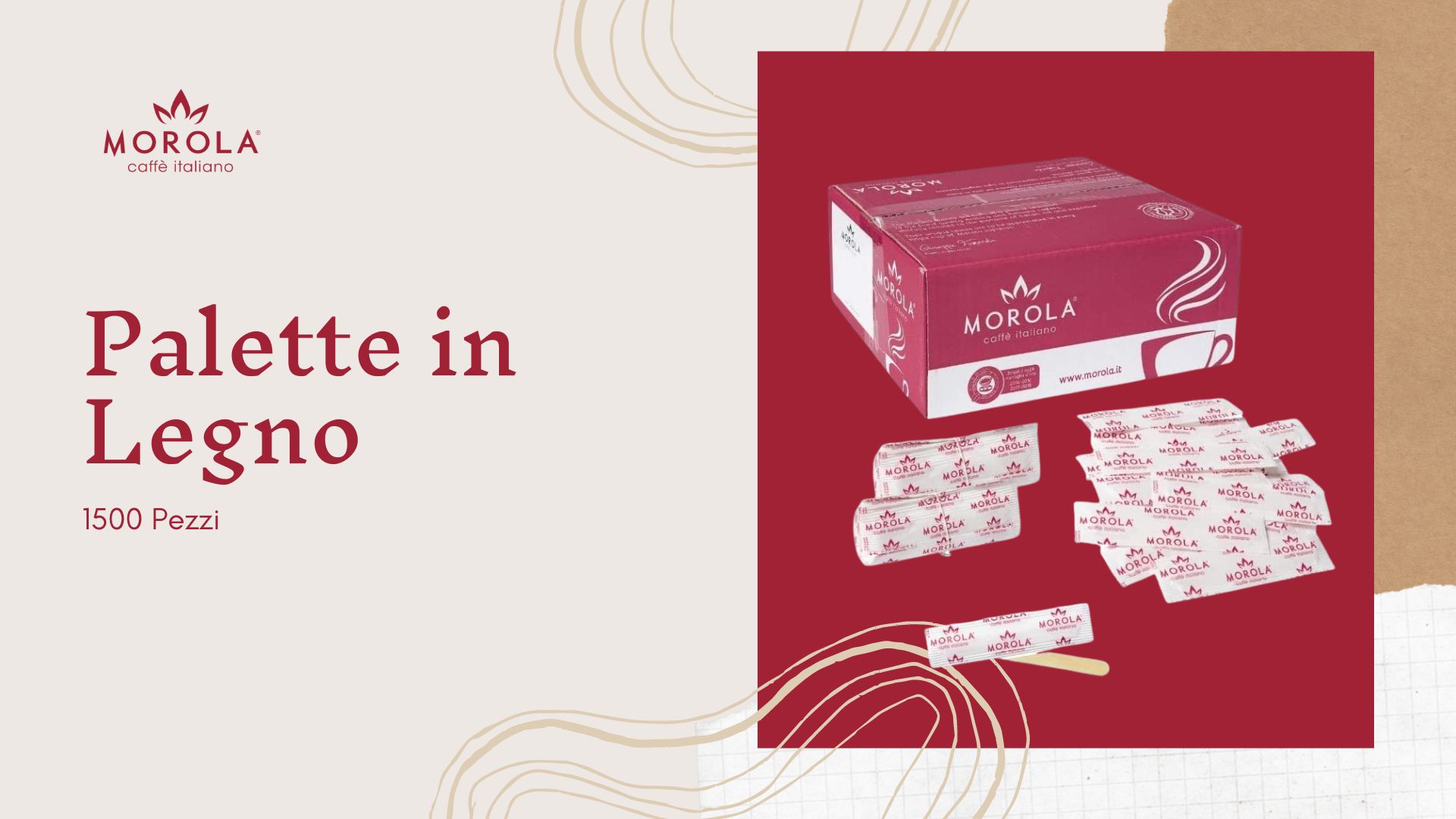 Palette Caffè In Legno - 1500 Pezzi In Betulla - Igieniche E Pratiche - Foto 3