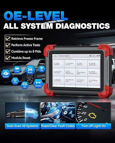 Vista 6 de XTOOL - Escáner automotriz OBD2 bidireccional D7: V2.0, herramienta diagnóstico pruebas activas, sistema completo, +36 reinicios, reaprendizaje