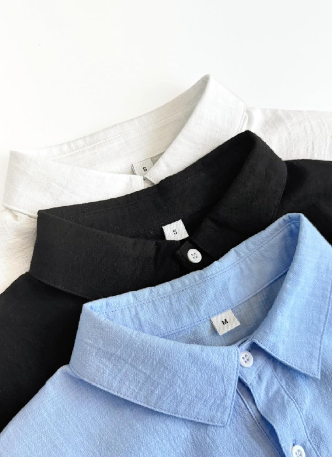 Womens White Cotton Linen Dresses Casual Button Down Shirt Dress 2026 Summer Midi Dress Beach Vacation Clothes - Image 7