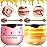 Honey Lip Balm Pot, 3 Pcs Honey & Strawberry & Watermelon Lip Mask Propolis Lip Mask Moisturizing Hydrating Prevention Dry and Cracked Lip Scrubs Exfoliator
