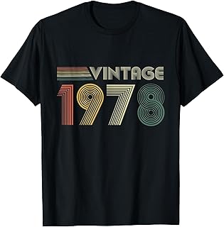 Vintage 1978, 1978 Birthday, 1978 T-Shirt