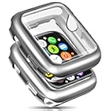 Ultra Thin Case Compatible with Apple Watch Series 7, TPU HD Full Protective Case Cover Scratch Resistant Shock Absorbing