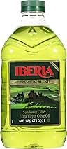 Iberia Premium Blend, Sunflower Oil & Extra Virgin Olive Oil, High Heat Frying, 68 Fl Oz