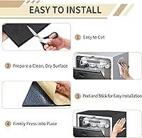 Vista 6 de TroyStudio Espuma XPE a Prueba de Sonido Altamente Resistente al Desgarro, Autoadhesiva de 13" x 78" Escudo Térmico Acústico Lámina de Espuma