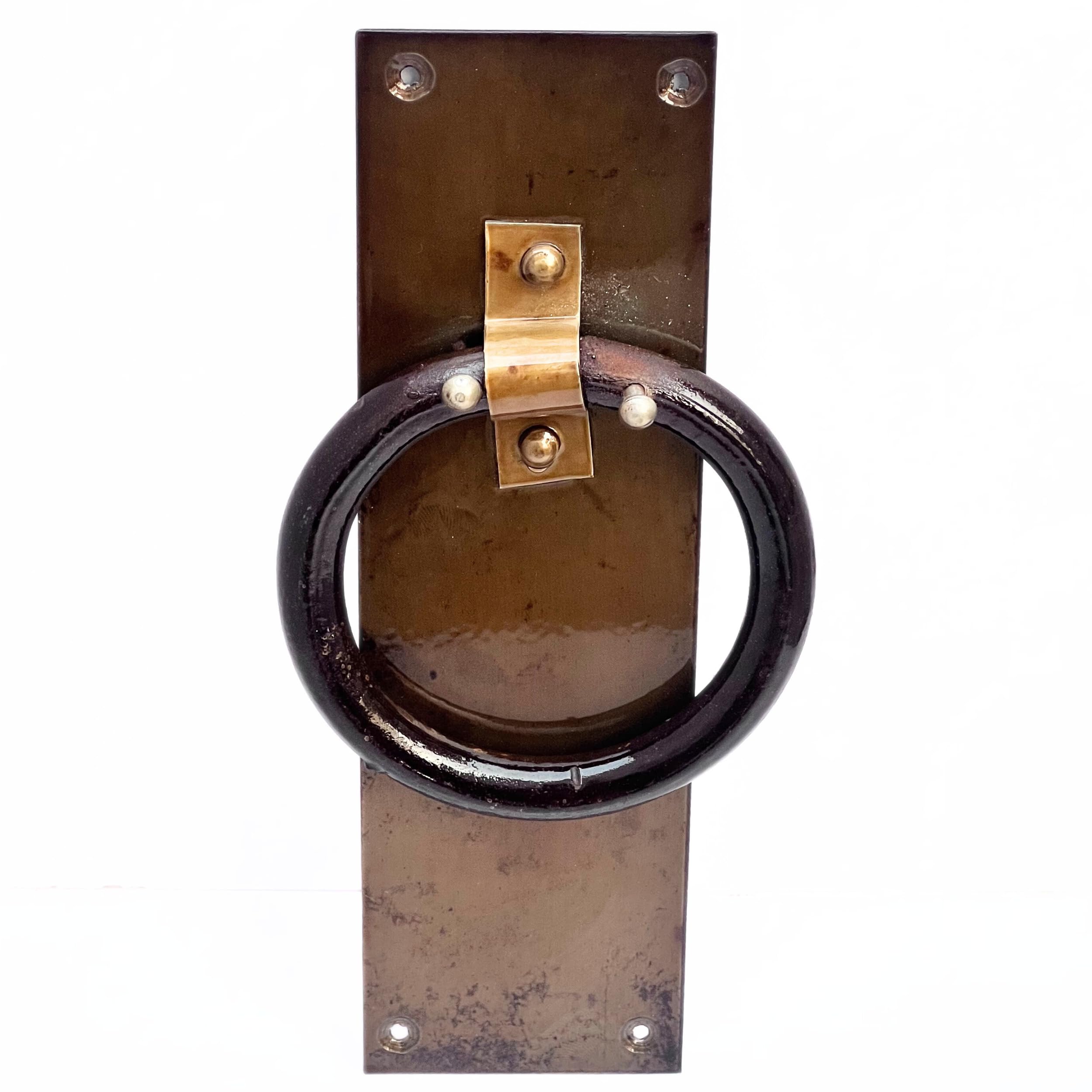 National Hardware Powell Door Knocker – Matte Black, Surface-Mount, Classic Entryway Accent