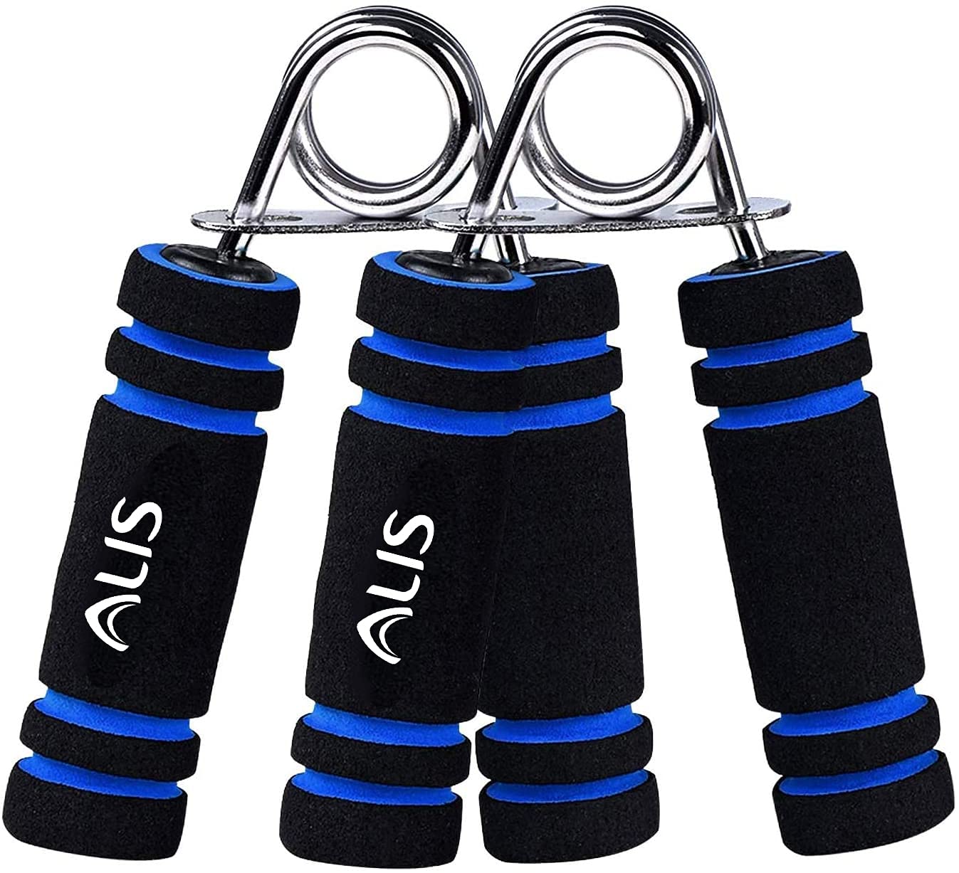 See full amazon price history chart for Alis Hand Grip Strengthener Resistance Set - Steel Hand Grippers with Soft Foam Hand Exerciser for Men and Women Home Gym - Pack of 2pcs (BLACK BLUE SOFT GRIP 1 PAIR) Alis Hand Grip Strengthener Resistance Set - Steel Hand Grippers with Soft Foam Hand Exerciser for Men and Women Home Gym - Pack of 2pcs (BLACK BLUE SOFT GRIP 1 PAIR) (B094ZX4VCK) Amazon Price History, Amazon Price Tracker
