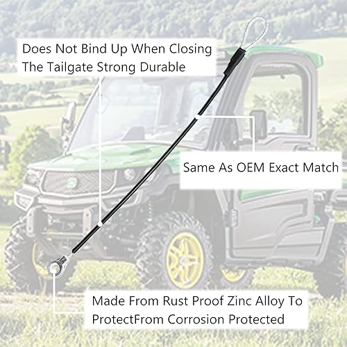 Miniatura 4 de KMBNTU M159508 - 2 cables de equipo para puerta trasera para John Deere Gators M TE TH TX XUV TH TX HPX615E HPX815E XUV825EM XUV835EMR XUV855E