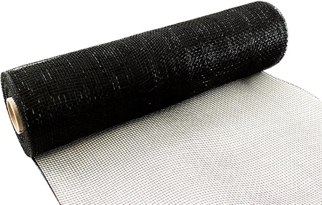 Eleganza Deco Mesh 25cm x 9.1m Black No.20, Synthetic Material, 8.2 x 8.2 x 26.2 cm