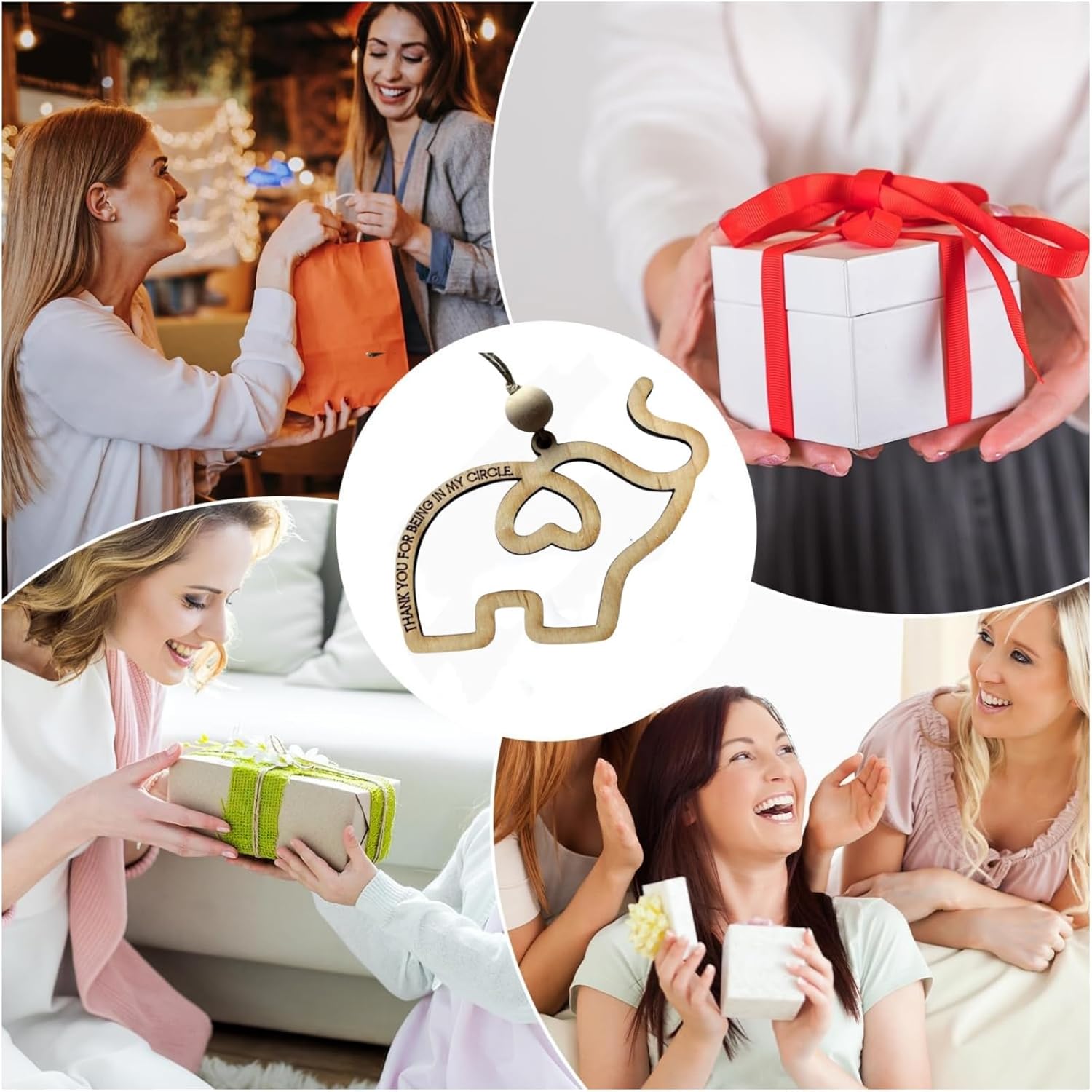 10PCS Friendship Sisterhood Elephant Ornament with Story Card, Elephant Ornament for Women Tribe, Friendship Gifts for Best Friends and Sisters (10PACKS) - Image 7