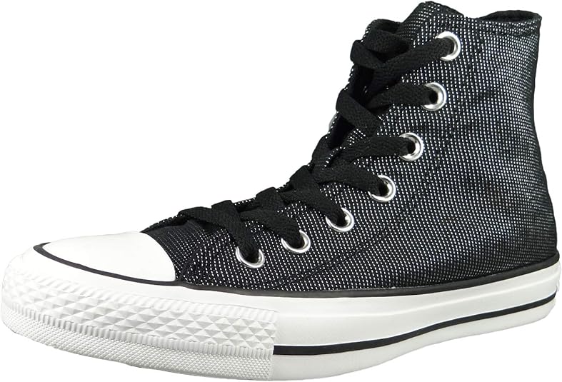 Converse plateadas y negras Clearance