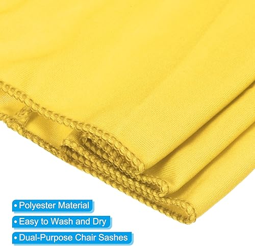 Miniatura 3 de PATIKIL Bandas elásticas para sillas de 14 x 5 pulgadas, paquete de 10 bandas elásticas para sillas con hebilla deslizante para decoración de