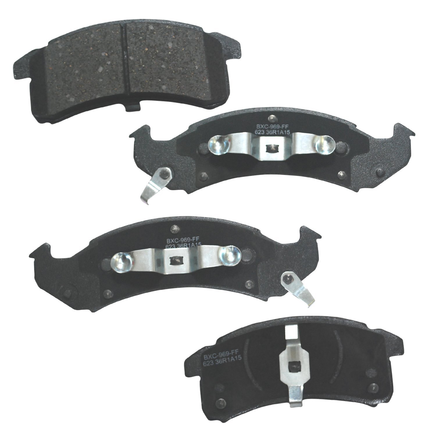 Bendix Premium SBC623 Ceramic Front Brake Pads for LeSabre,Park Avenue,Riviera,DeVille,Eldorado,Seville,Camaro,Lumina APV,Van,Olds 88,98,Aurora,LSS,Regency,Silhouette,Bonneville,Firebird,Trans Sport