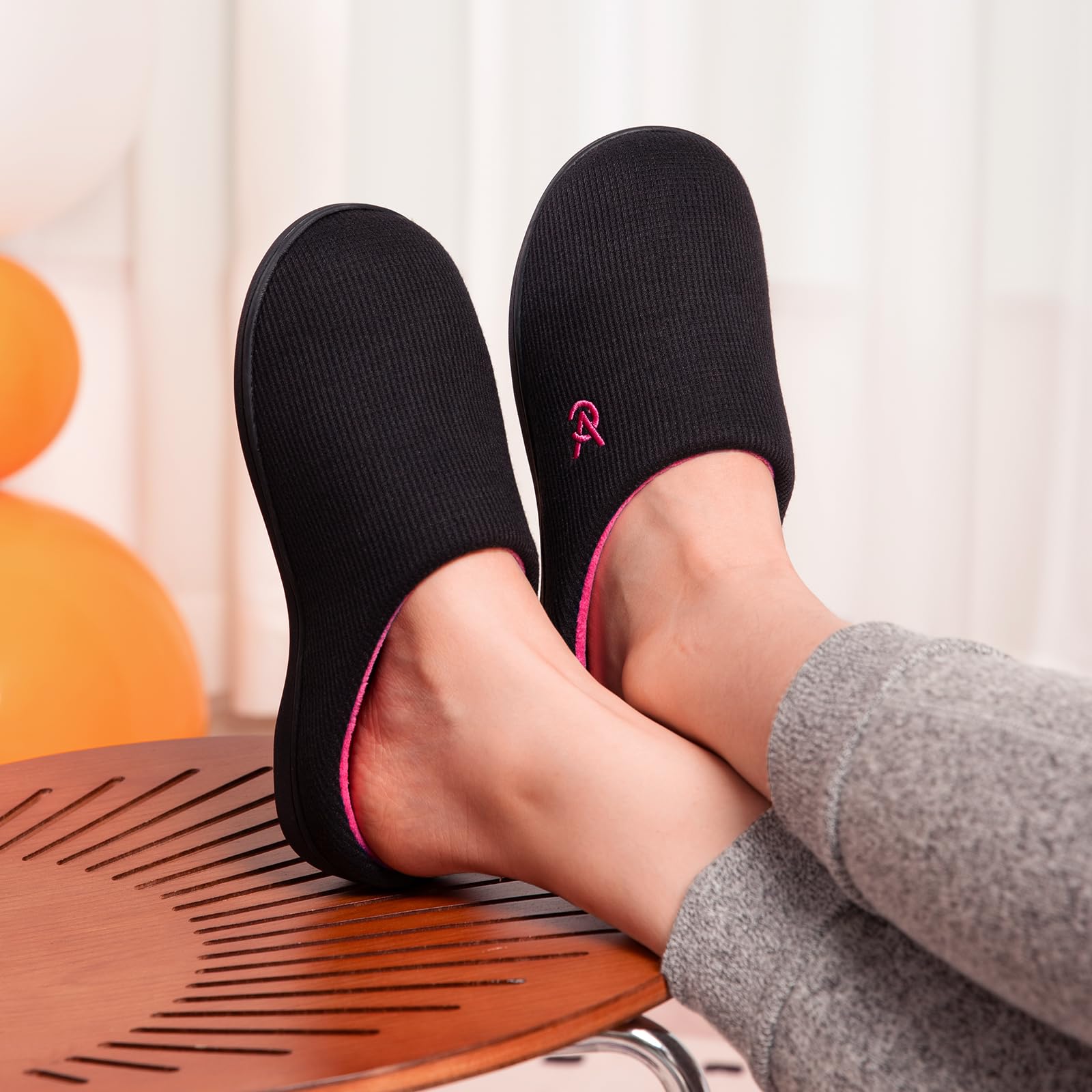 VeraCosy Chaussons confortables à deux tons pour femmes