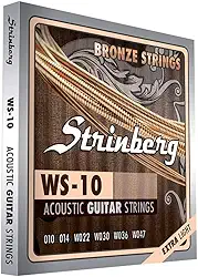 Encordoamento Violão Aço 0,10 WS10 Strinberg
