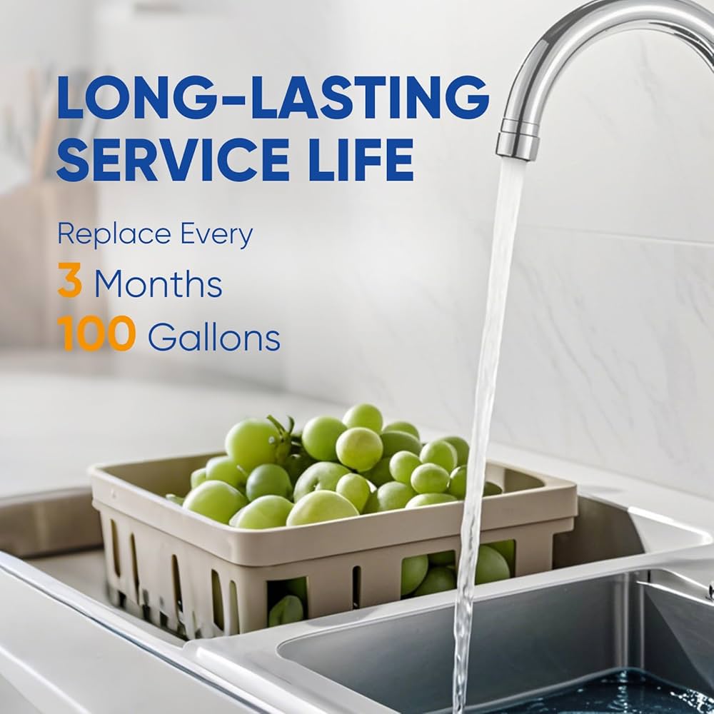 Amazon.com: PUREPLUS NSF/ANSI 42 Certified Faucet Filter