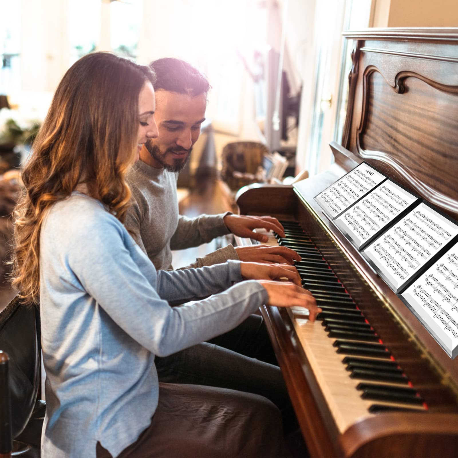 Cartella Portaspartiti A4 Pieghevole 6 Lati - Per Musicisti, Spartiti Musicali - Foto 5