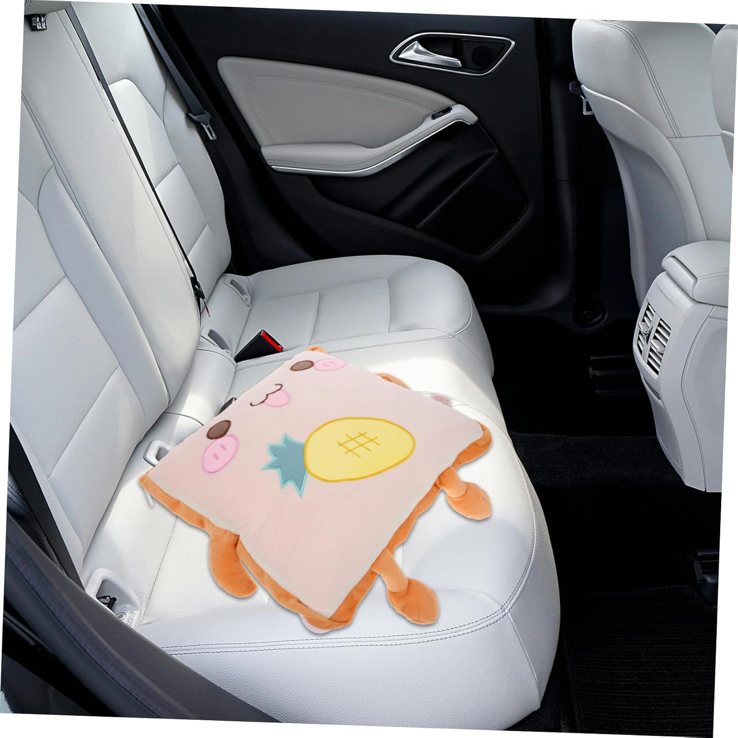 STOBAZA 1.5m Bread Plush Pillow Car Seat Pillow Lumbar Support for Boys and Girls Office Couch Travel