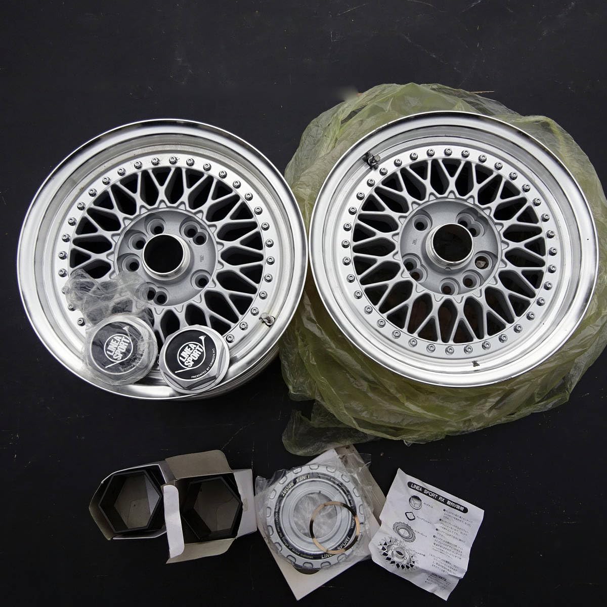Amazon.co.jp: 295番 当時物デッド 2枚 15X6.5J LINEA SPORT リネア 