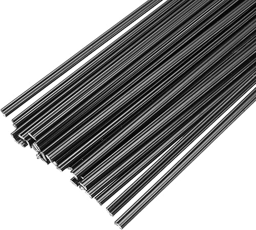 MECCANIXITY 30 varillas de soldadura de plástico de 8 pulgadas, tiras de soldadura ABS, varillas de soldadura para soldador de plástico, parachoques