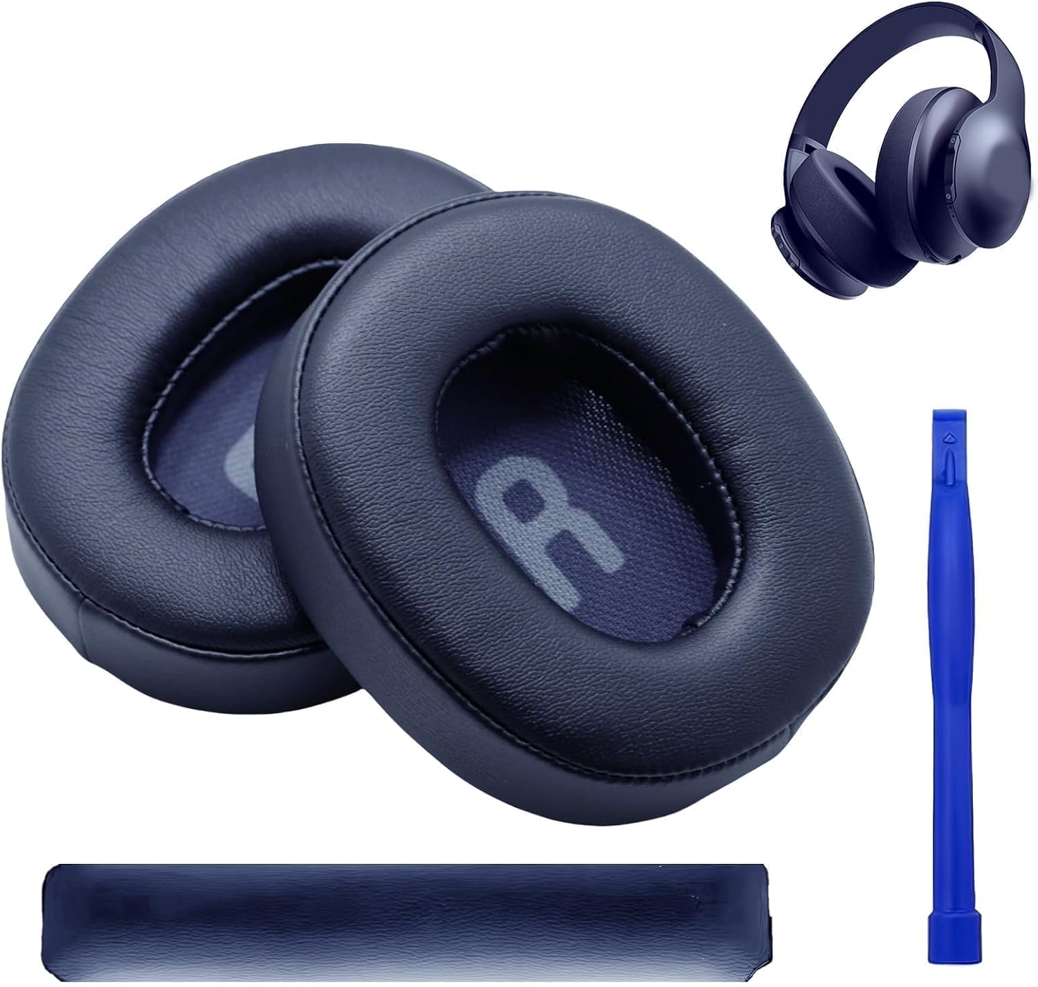 1 Pair of Coussinets Casque et 1 Bandeau Pour JBL Tune 700700BT/710710BT/720720BT/750750BT750BTNC 760760NC Avec Mousse d'Isolation Phonique