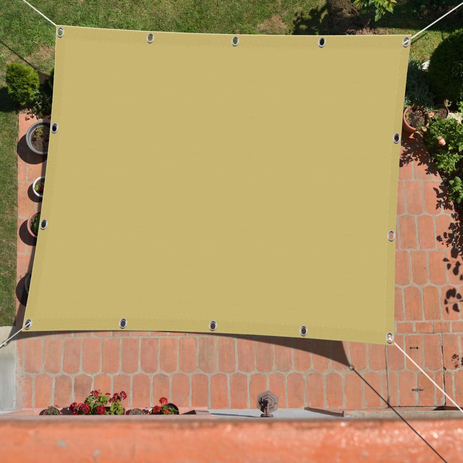Toile ombrage anti-UV 190 x 800 cm contre la chaleur du balcon