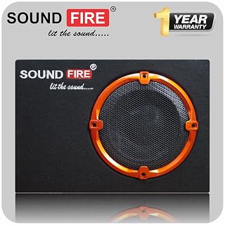 SOUND FIRE SF-X4500U8 8-INCH Under-Seat BassTube with in-Built Amplifier Subwoofer (Powered, RMS Power: 200 W)