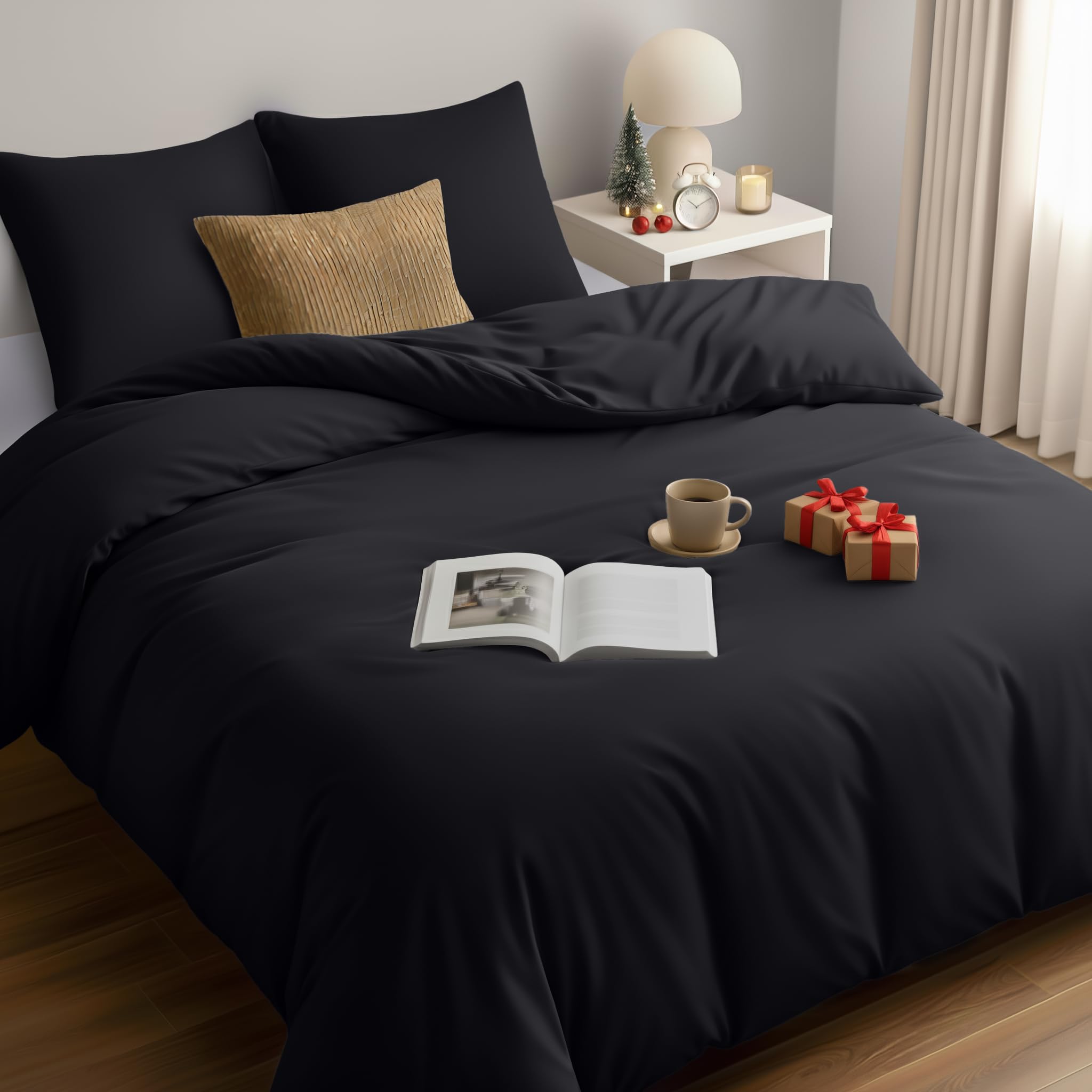 Utopia Bedding Funda Nordica Cama 180 - Microfibra Juego de Funda Nordica 240x260 cm y 2 Fundas de Almohada 65x65 cm (Blanco) — view 68