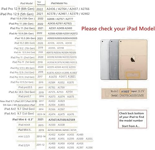 Miniatura 2 de flyorigin Funda para iPad de 10.2 pulgadas (modelo 20212020  2019, 9  8  7 generación) Smart Cover Auto WakeSleep para iPad 7, 8 y 9, compatible con