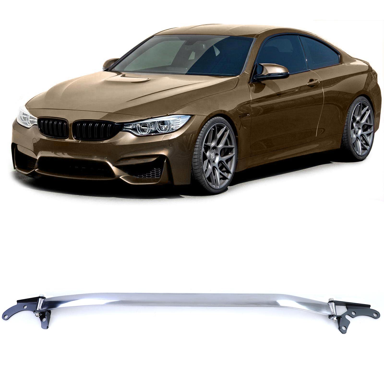 Aluminium Domstrebe Perfomance 3tlg passend für 4er BMW F32 F33 F36 13-18