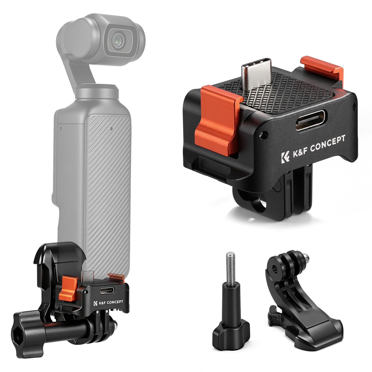 Amazon | K&F CONCEPT Pocket 4P/4/3用 充電ベース 超高速充電対応 | 1