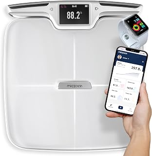 BodyAnalytix Pro - 8 Electrode Smart Scale for Body Weight - Digital Scale with Handles - 56 Metrics - Bathroom Scale with BMI, Body Fat, Muscle Mass Measurements - FSA/HSA Eligible