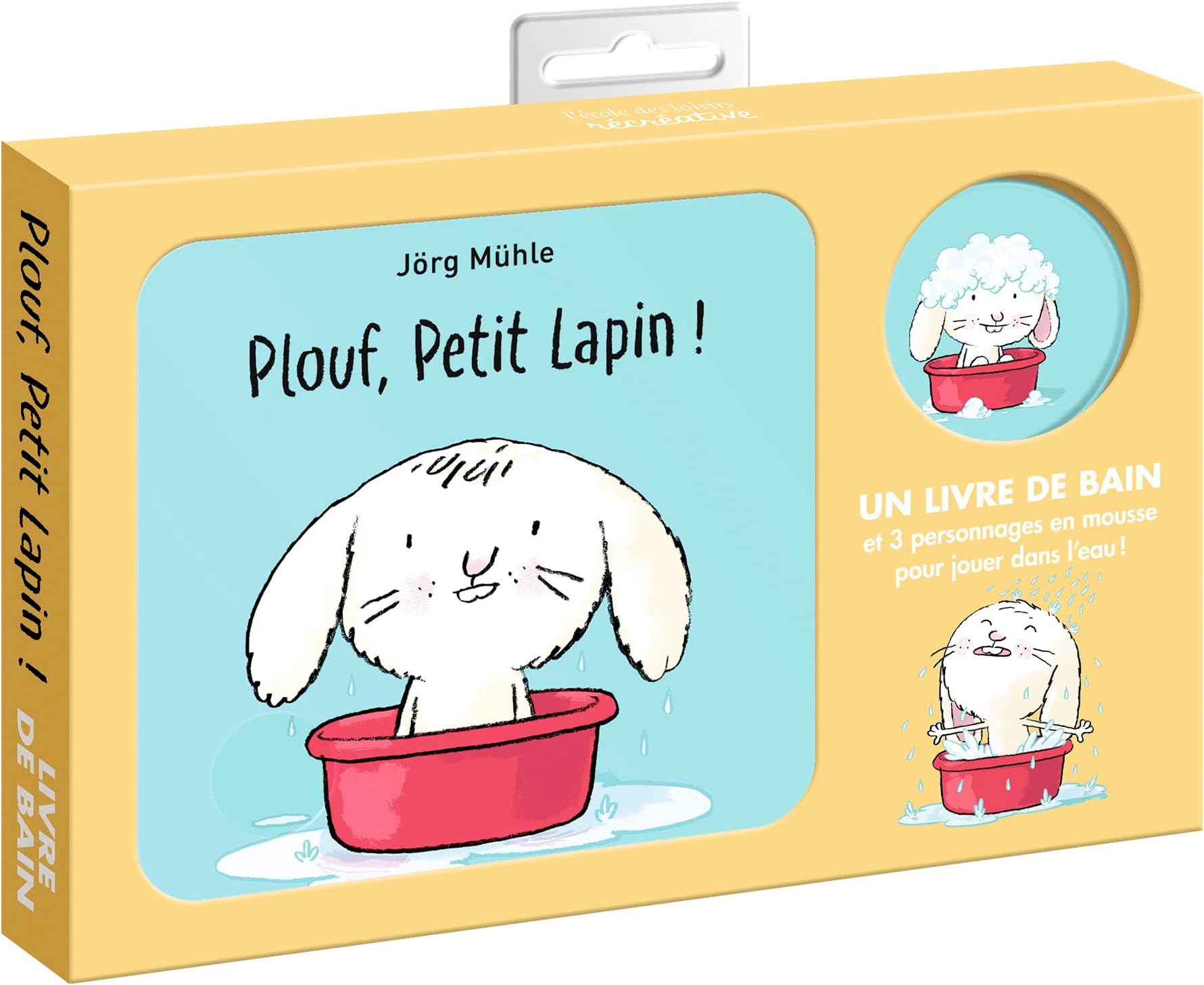 Plouf, Petit Lapin ! (Livre de bain)
