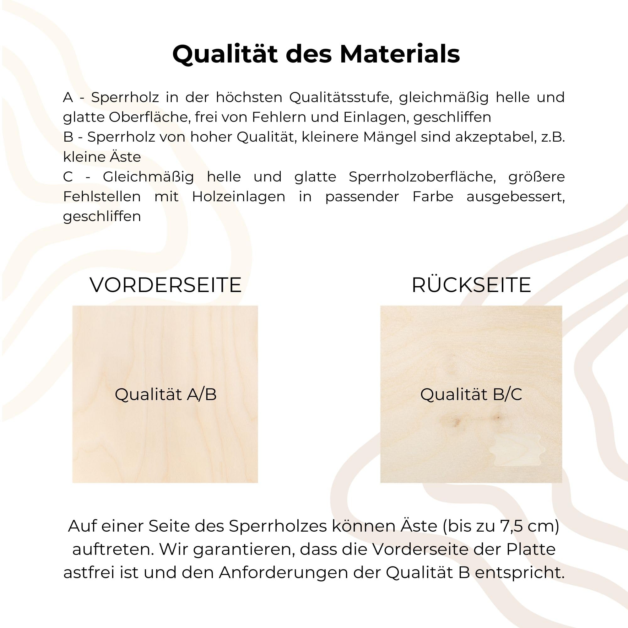 Creative Deco 20 Quadratische Sperrholzplatte 3mm | 400 x 400 (+/- 2) mm | Birkensperrholz Dünne Holz-Zuschnitte | Perfektes Blatt für Laubsäge Brandmalerei Laserschnitt CNC Router