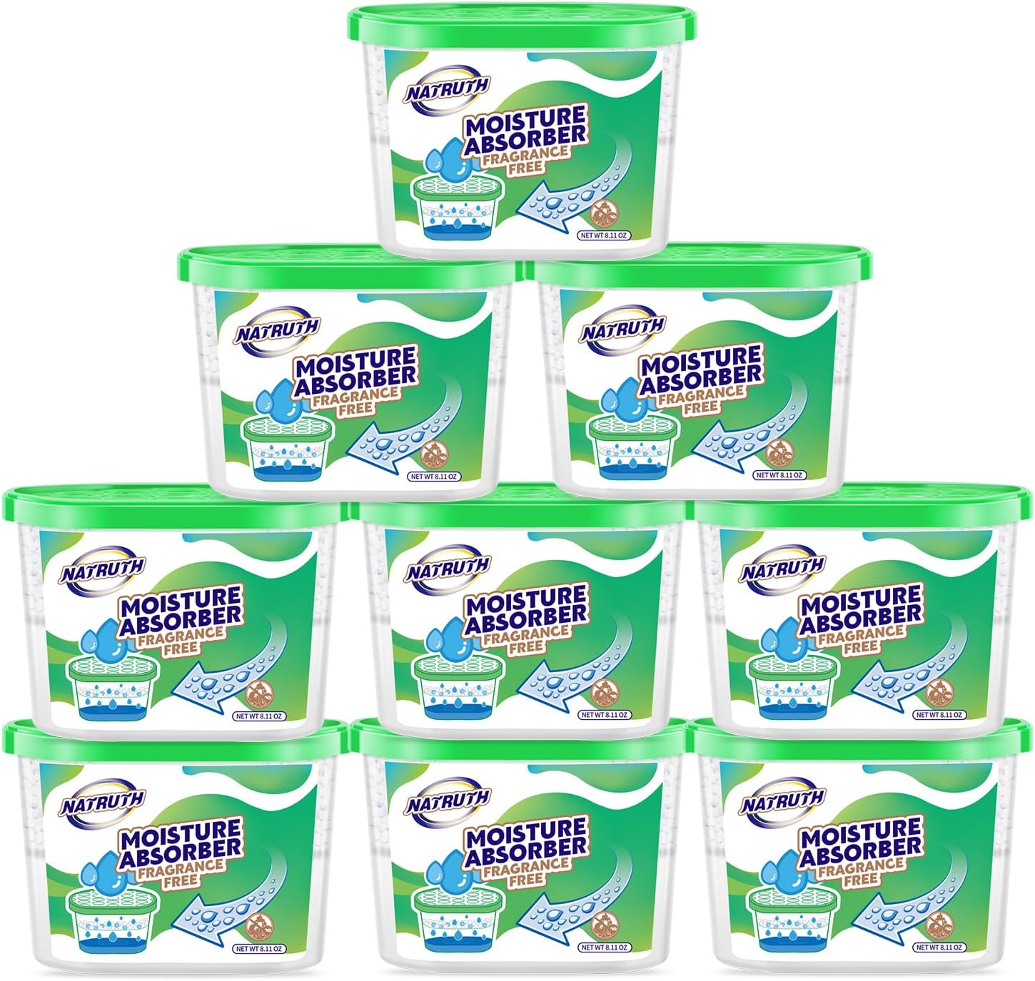 Amazon.com: NATRUTH Moisture Absorbers with Activated Charcoal,9-Pack ...