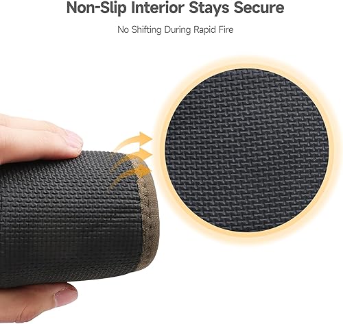 Vista 20 de Feyachi Recoil Pad for Shotgun - Gel Filled Slip On Recoil Pads Shock Absorbing Trap Shooting Accessories Non-Slip Rifle Buttstock Pad for Hunting