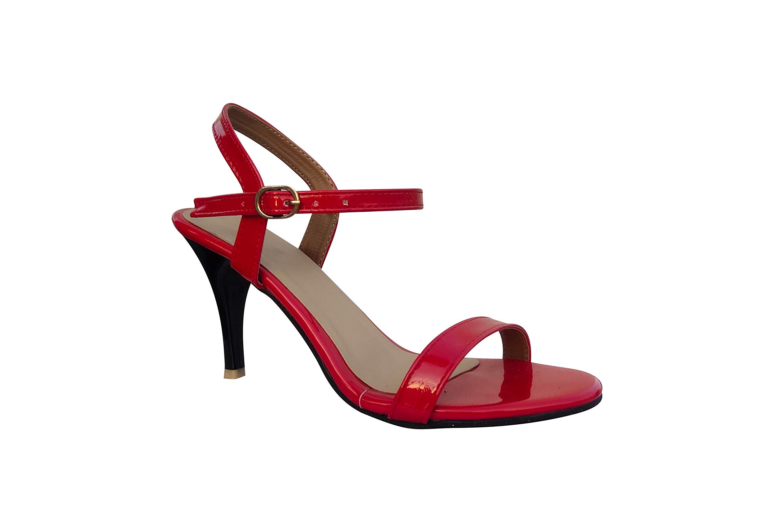 TipnToes Womens Red Fashion Stilettos Peep Toe Pump Heel Sandals (B08W2PV6BZ) Amazon Price History, Amazon Price Tracker