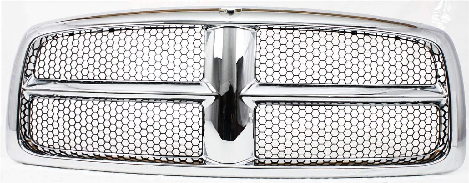 Garage-Pro Front Grille For Dodge Ram 2500 2003-2005, Ram 3500, Ram 1500 2002-2005, Chrome Shell, Paintable Insert CH1200268