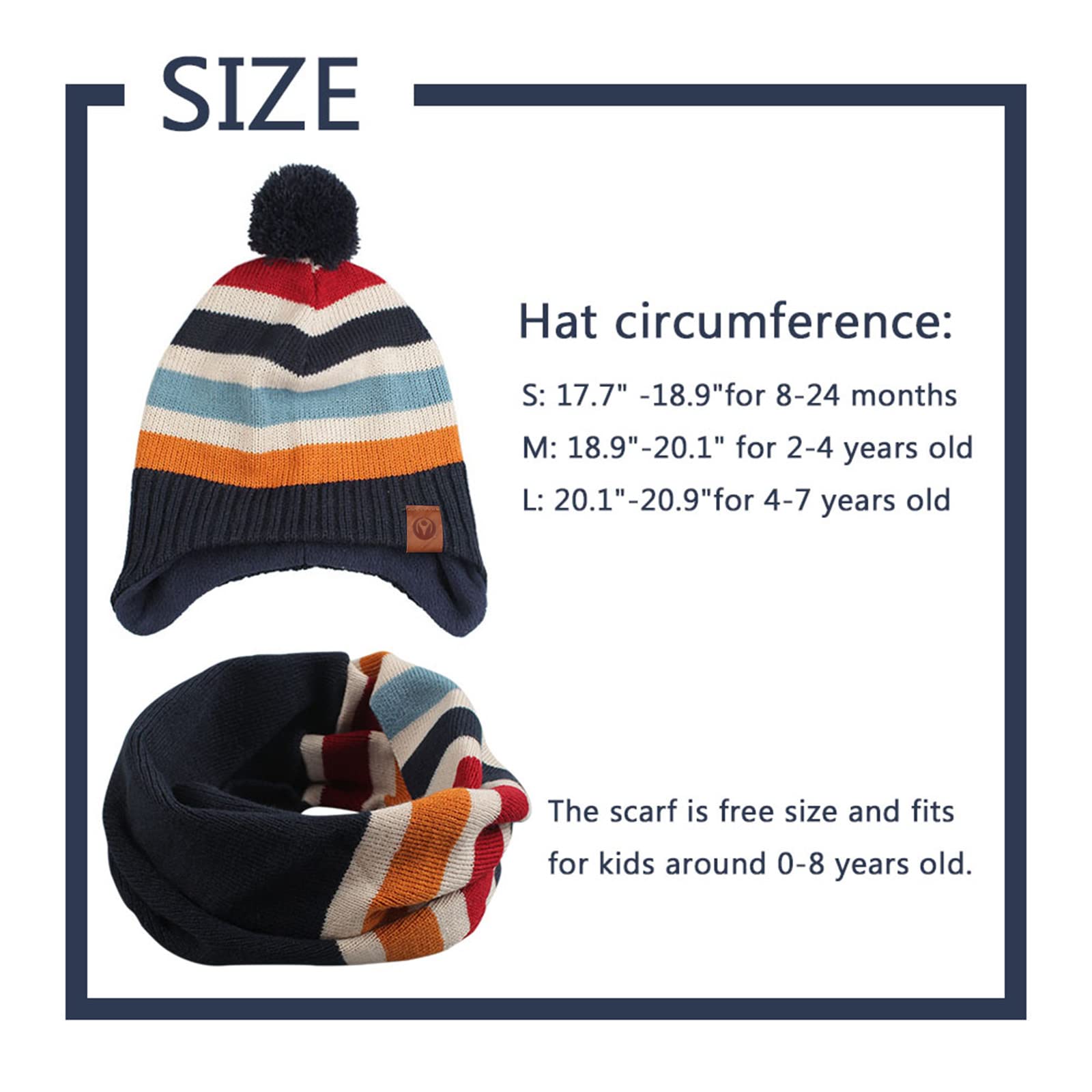 XIAOHAWANG Cappello Dinosauro Sciarpa Cappello Invernale per Bambino Ragazzo Ragazza Cappello Autunnale Riscaldante da 0 a 7 Anni