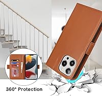 Vista 276 de Havaya Funda para iPhone 13 Pro Max y iPhone 12 Pro Max, cartera compatible con magsaf 2 en 1, desmontable magnética con tarjetero y ranura trasera