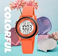 Vista 5 de MASTOP Moda LED Luz Digital Deporte Relojes Cronómetro Calendario Reloj 5Bar Impermeable Multifuncional Reloj de Pulsera