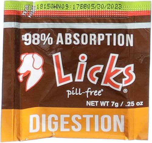 Miniatura 8 de Licks Pill Free Digestión del perro - Salud intestinal del perro y alivio de gases - Alivio de la hinchazón y suplemento de digestión para perros -