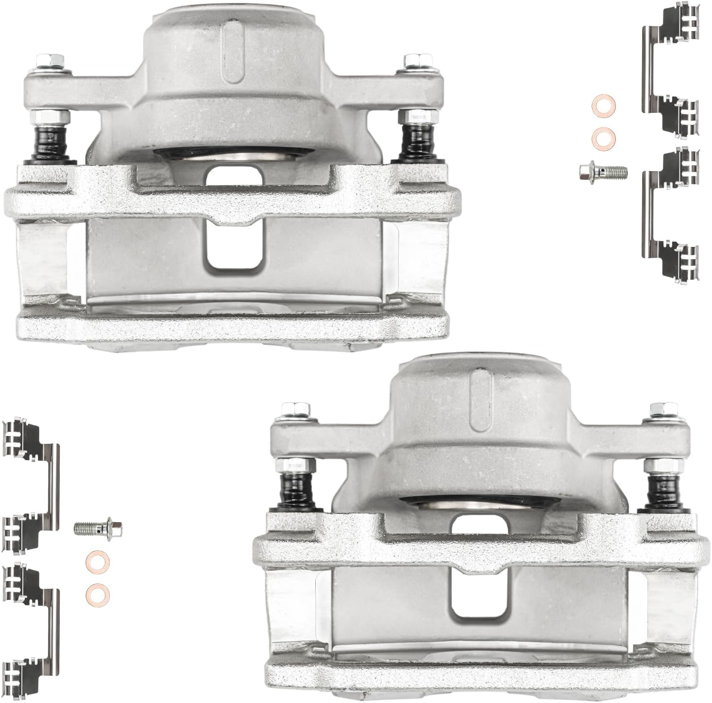 PHILTOP Brake Caliper Front Compatible with 2005-2011 Chrysler 300, 2006-2011 Dodge Charger, 2005-2008 Dodge Magnum, 2009-2011 Dodge Challenger, 18-B4968, 18-B4969