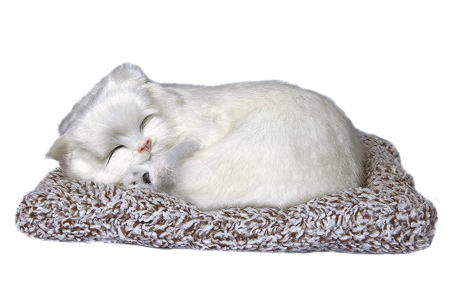 Prezzie Hub Sleeping Cat Toy, Car Soft Toys, Stuffed Toys Stuffed Puppy Animals Toy with Mat, car Dashboard Sleeping cat (White) (B0B7PBB2P7) Amazon Price History, Amazon Price Tracker