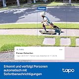 Tapo C610 Kit 2K 3MP Caméra WiFi Extérieur sans Fil avec Panneau Solaire, 360° PTZ Caméra Surveillance à Batterie 6700mAh, Détection Humaine, Vision Nocturne à Couleurs, Suivi AI, IP65 - 10