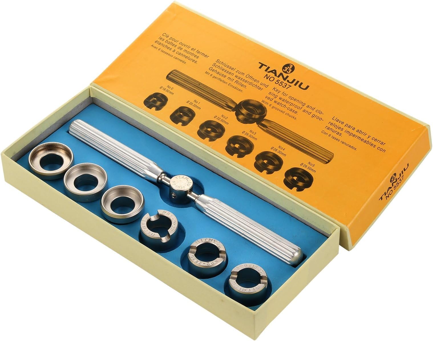BaisidaiRolex Watch Repair Tool - 5537 Back Case Opener, Hand Held Watch Case Remover Kit