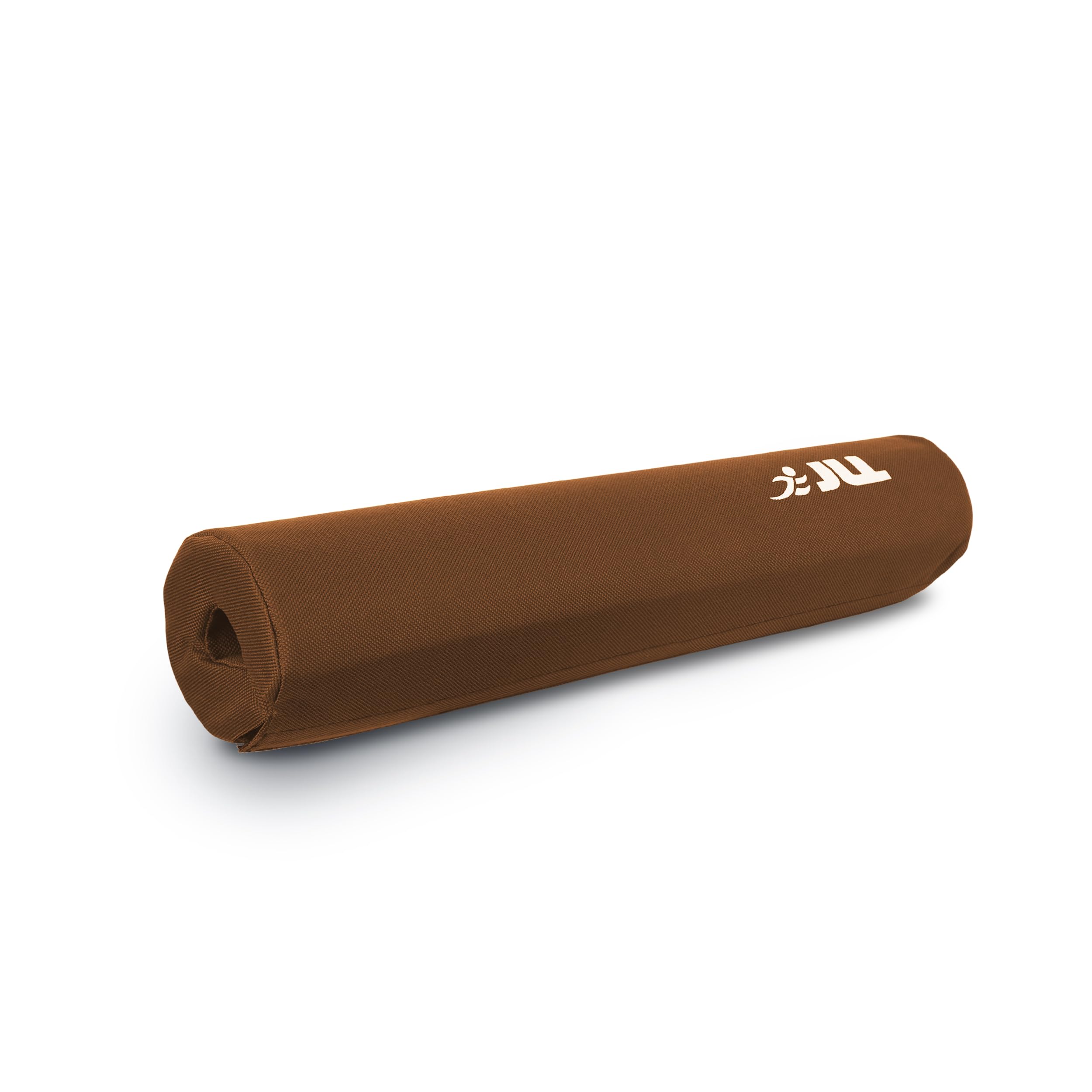 JLL Barbell Pad - Neck & Shoulder Protective Squat Pad - Great for Lunges, Hip Thrusts, Weight lifting - Anti Slip Thick Foam Padding - Fits Standard & Olympic Bars - Brown