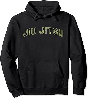 Men's Brazilain Jiu Jitsu Green Camo Design BJJ MMA Pullover Hoodie